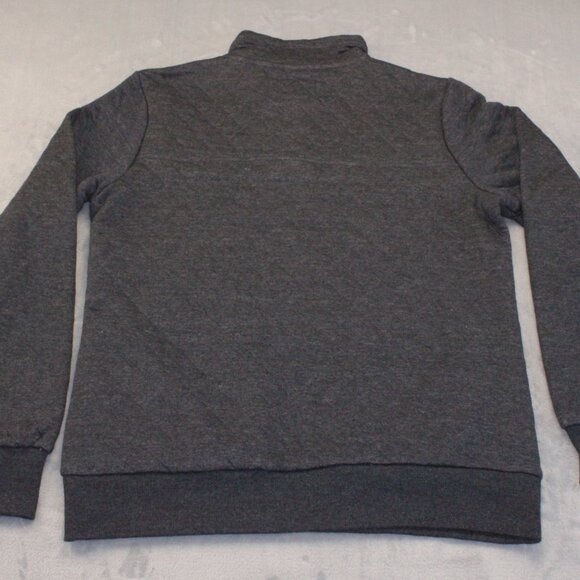 Mizzou Quilted Snap-Collar Long Sleeve Pullover Women's Size Medium - Picture 3 of 8